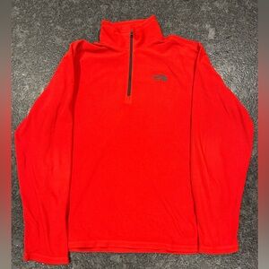 The North Face Mens Red Fleece Pullover